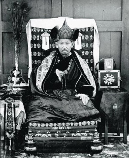 Picture from 1927 of monk Dashi-Dorzho Itigilov. Photo taken from Wikimedia Commons. 