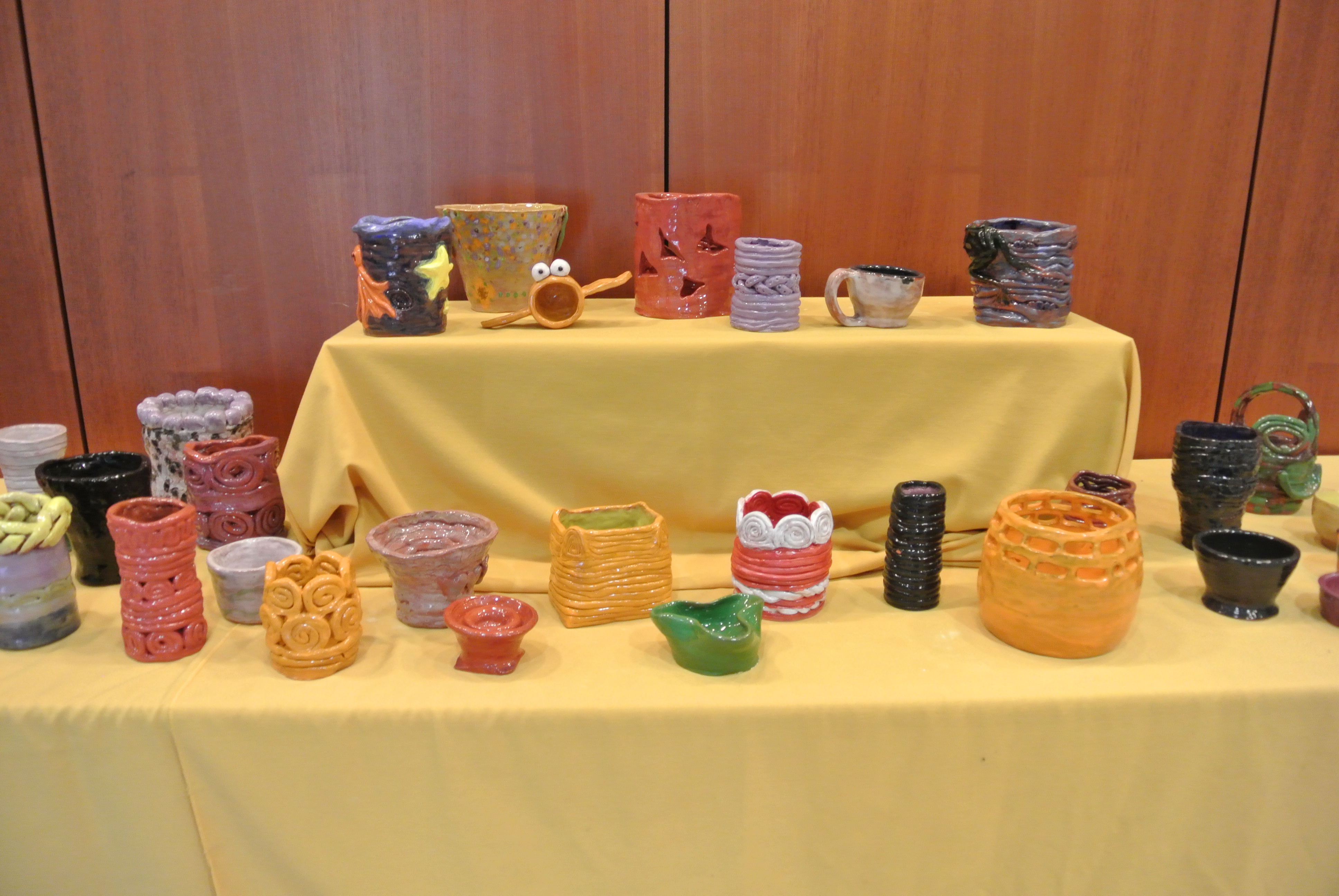 Ceramic projects created by MHS students. 