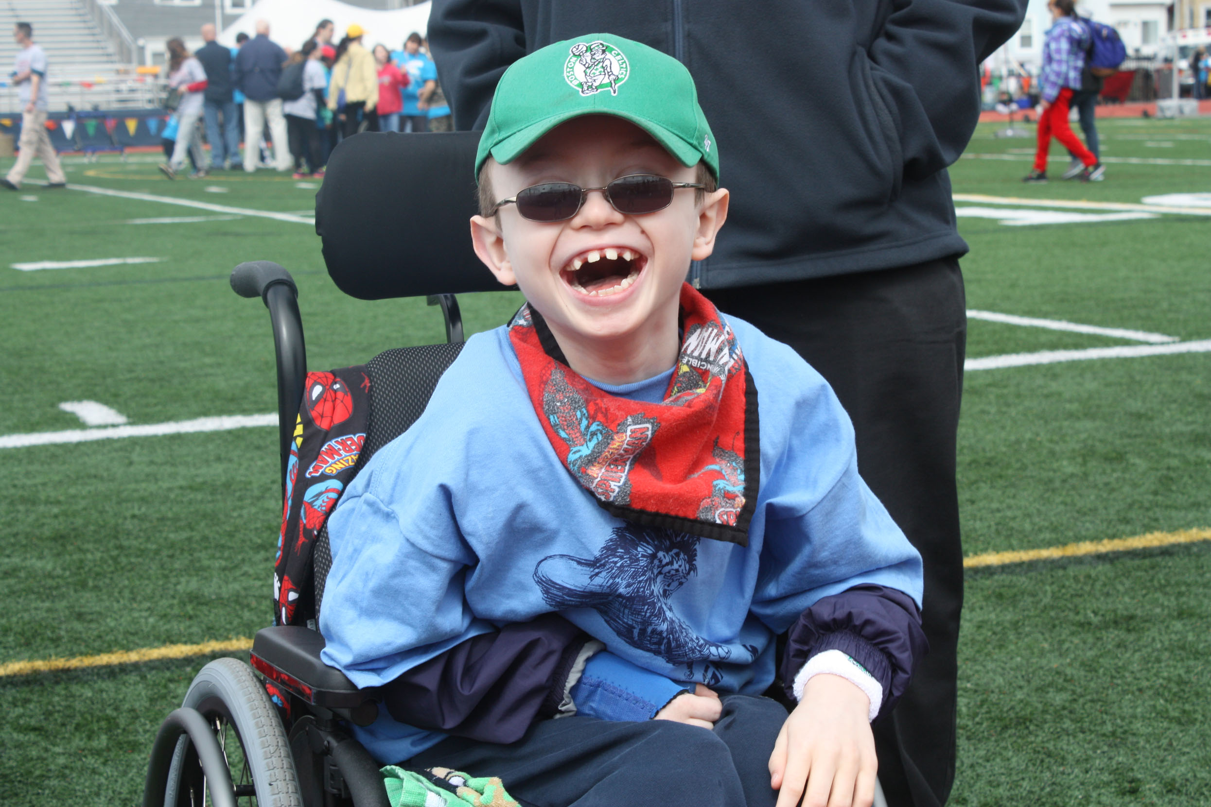 Ronan Clancy from Wakefield posing for a picture at Special Olympics. Photo by Cassandra Reyes. 