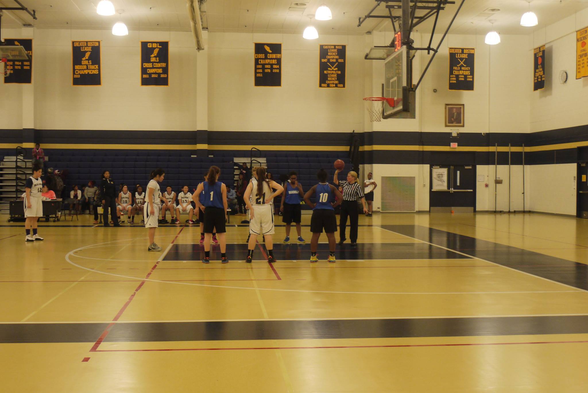 Girls Basketball: Malden v. Randolph. Photo by Neden Bernandin.