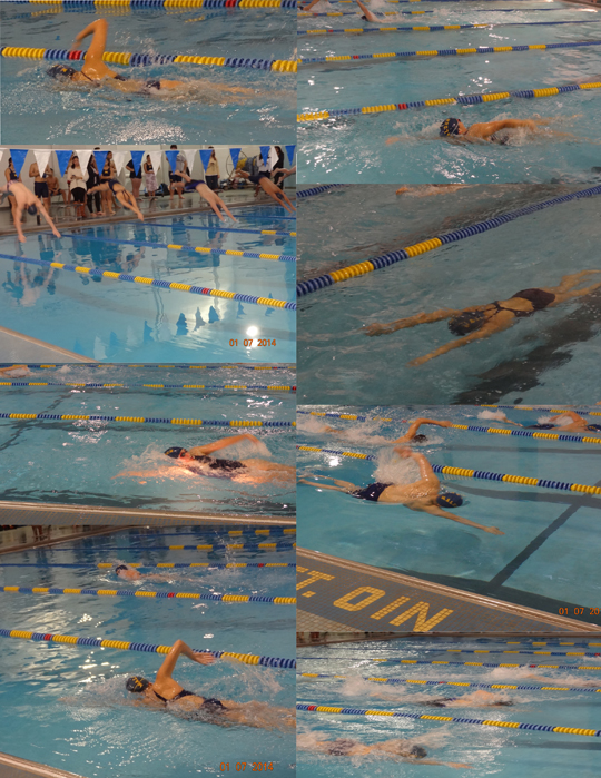 Photos from last year's swim season. Photo collage by Ana Kerr. 