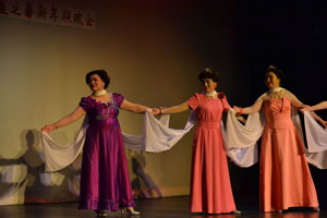 Dancers performing a traditional dance. Photo by Ryan Hames. 