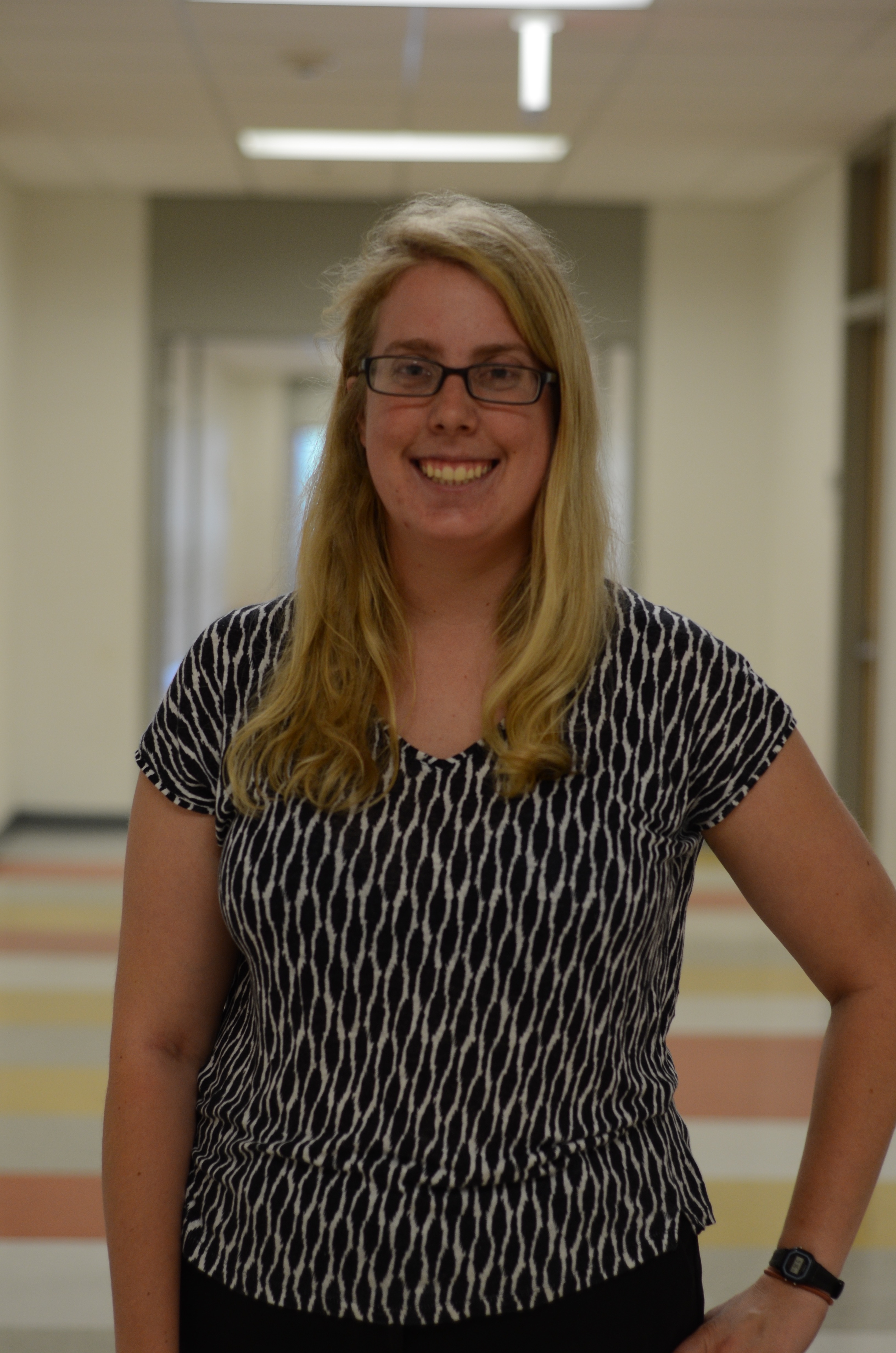 New Science teacher, Julia Stevens. Photo by Ryan Hames.