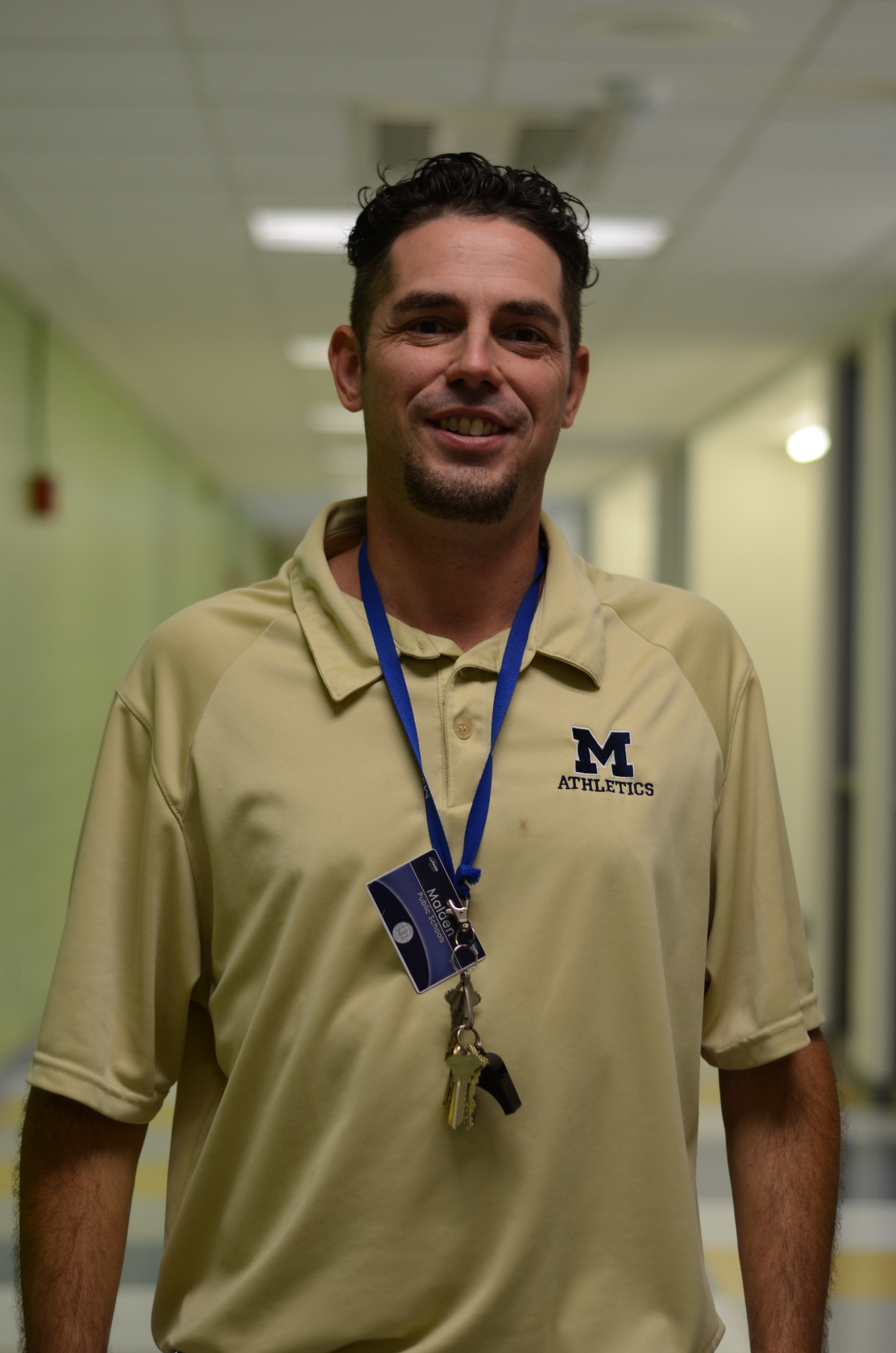 New MHS gym teacher  Mark Gagnon. Photo by Ryan Hames.