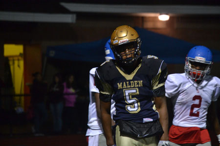 Junior Isaiah Likely celebrating after hauling in a touchdown reception. Photo by Abhishek Rana.