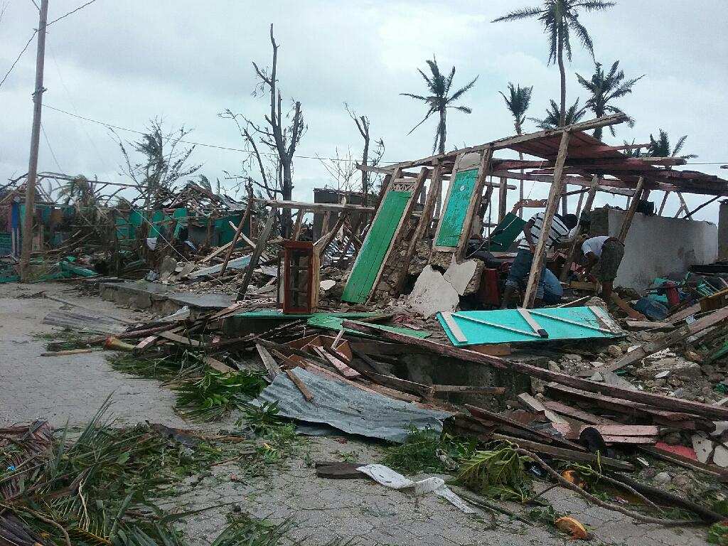 Destruction after the Hurricane. Photos submitted by Gaelle Wagnac. 