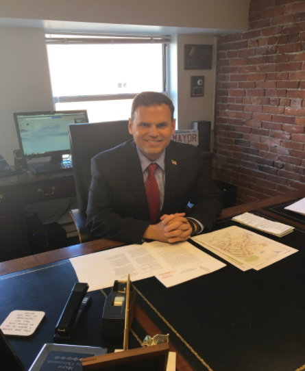 Mayor Gary Christenson posing for a photo. Photo by Neden Bernadin. 