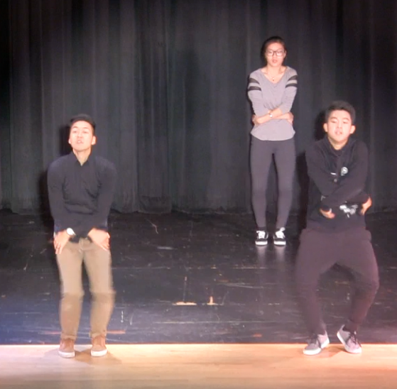 Winner Brian Wong dancing to a K-Pop song. Photo by Ana Pirosca.