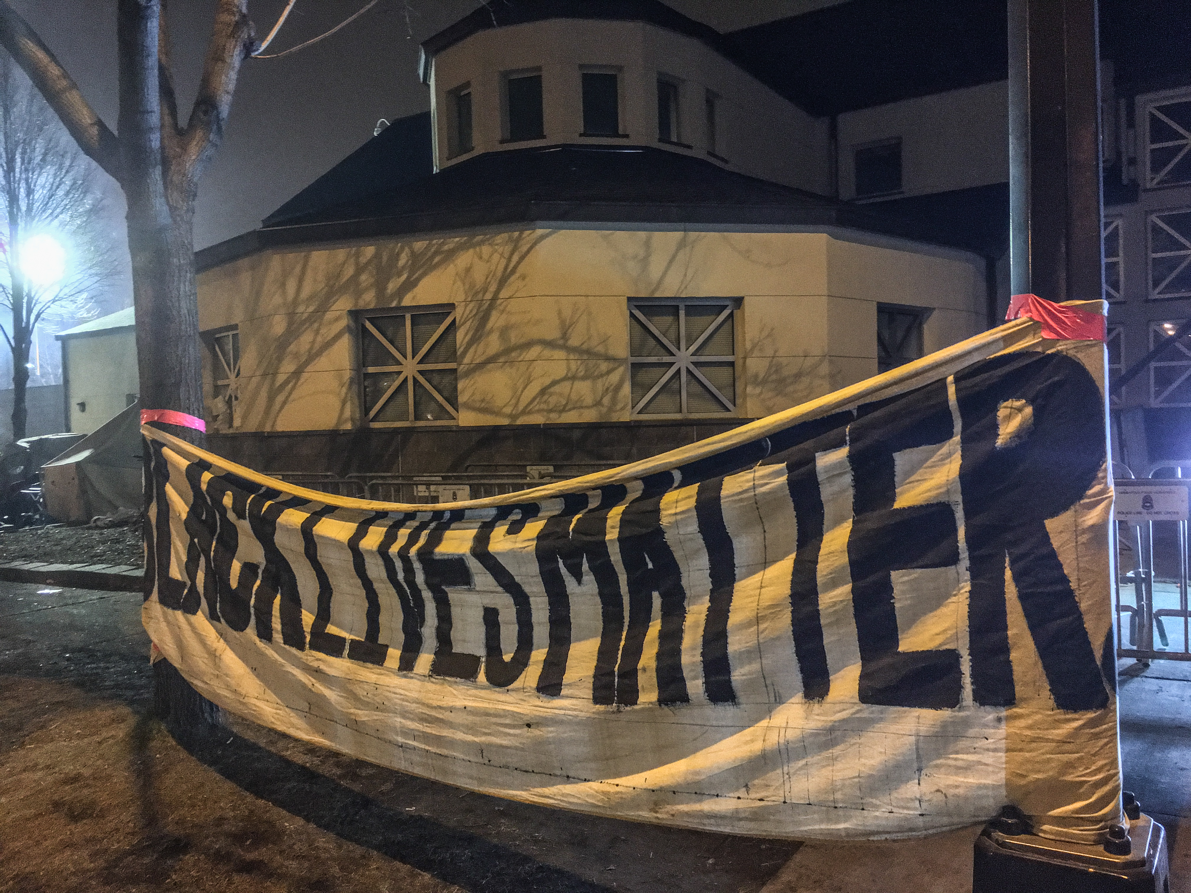 Black Lives Matter banner. Photo courtesy of WikiMedia.