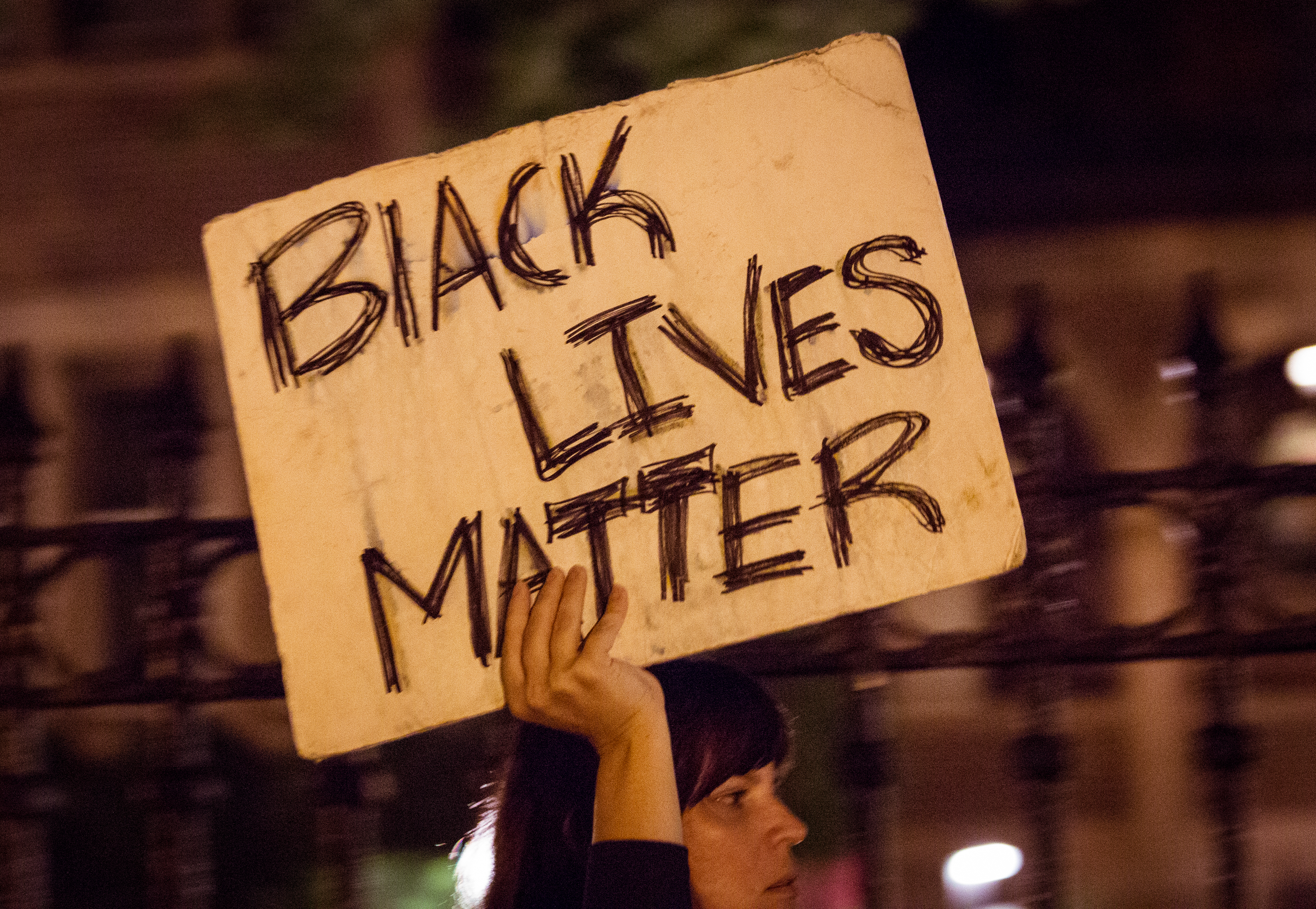 Women holding Black Lives Matter Sign.Photo by Tony Webster. Courtesy of WikiMedia.