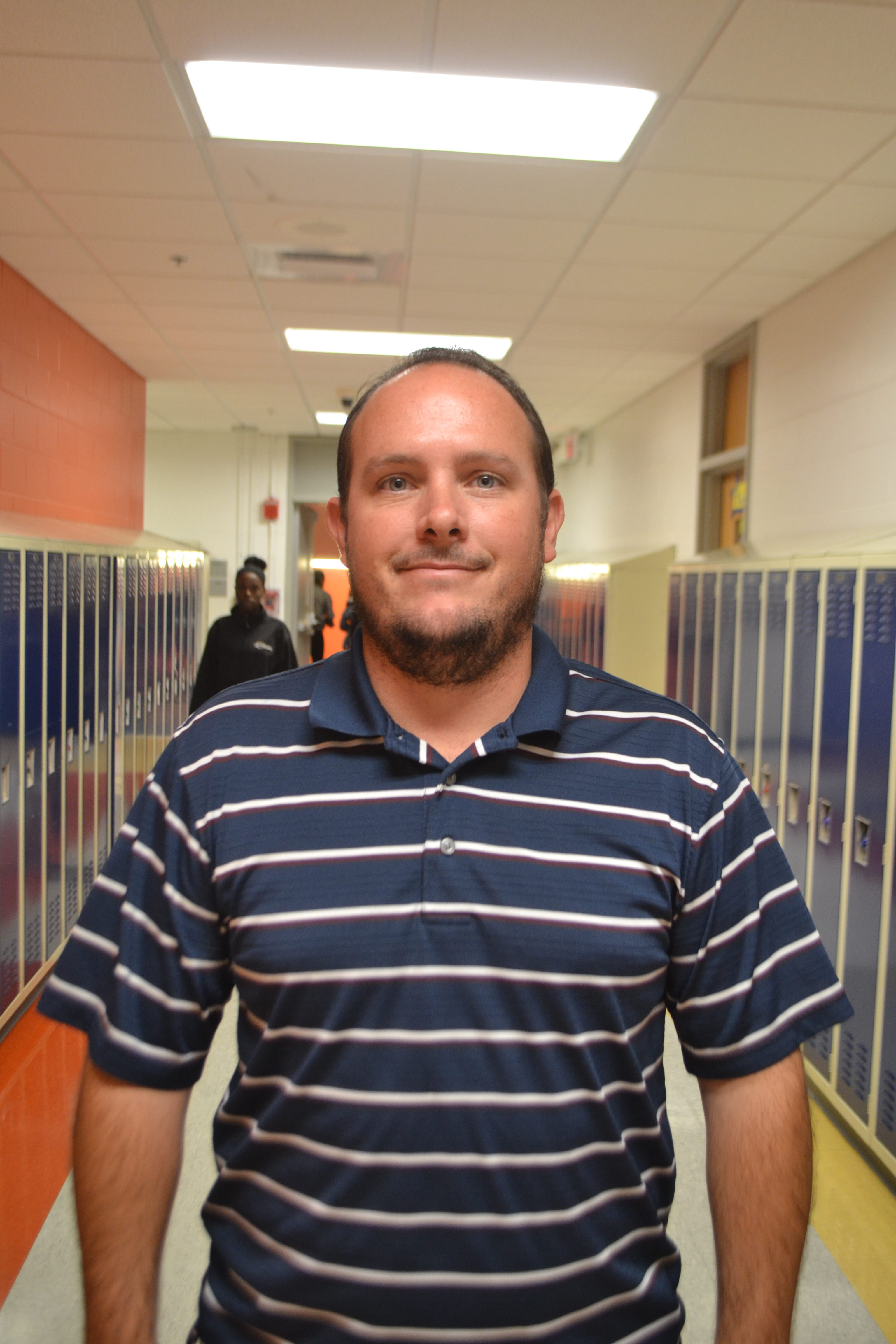 Jeremiah Smith posing for a photo. Photo taken by Ryan Hames. 