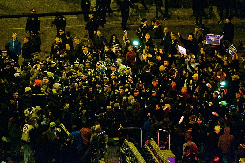 Protests against Trump. Photo from Wikimedia. 