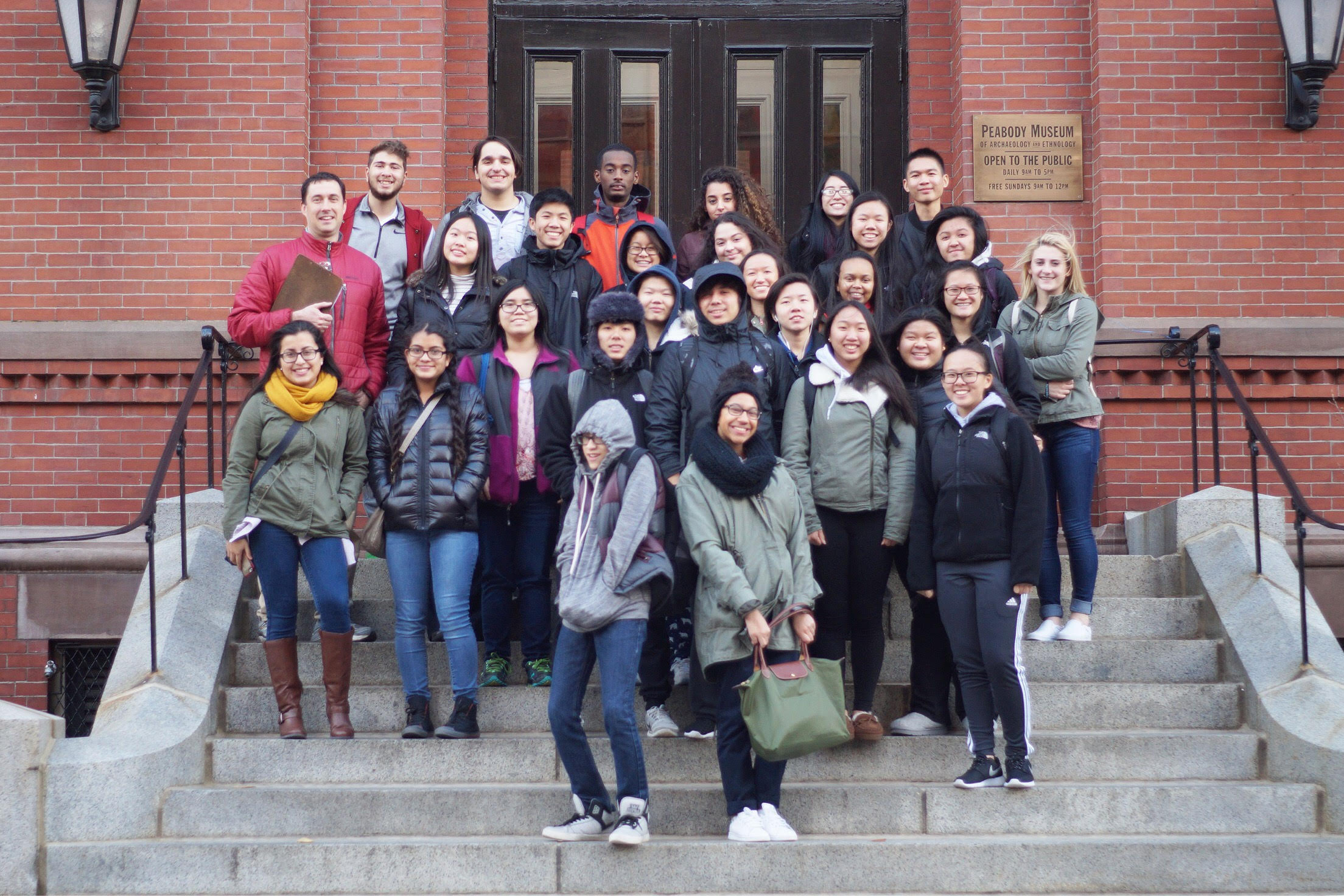 The AP Chemistry students on their field trip at Harvard. Photo submitted Meghan Yip.