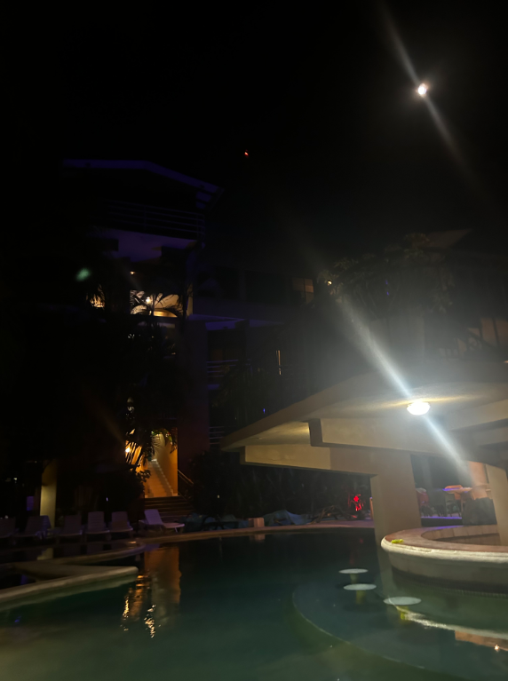 View of the pool from the Balacon del Mar hotel. THOMAS TIERNEY