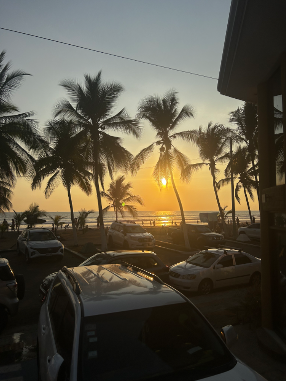 An amazing sunset, courtesy of Jacó Beach. THOMAS TIERNEY