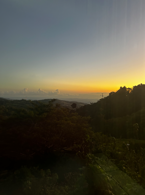 A Costa Rican sunset from the mountains. THOMAS TIERNEY