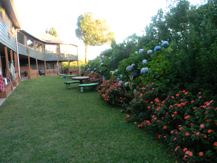 Backyard garden at the Rancho Makena hotel in Putarenas Province. THOMAS TIERNEY 